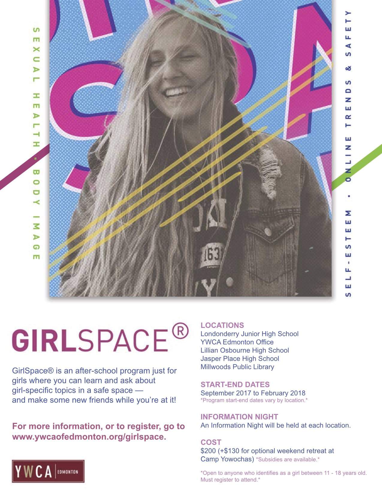 Uncategorized Girlspace girl space by ywca community initiatives against family violence posted in ciafv news